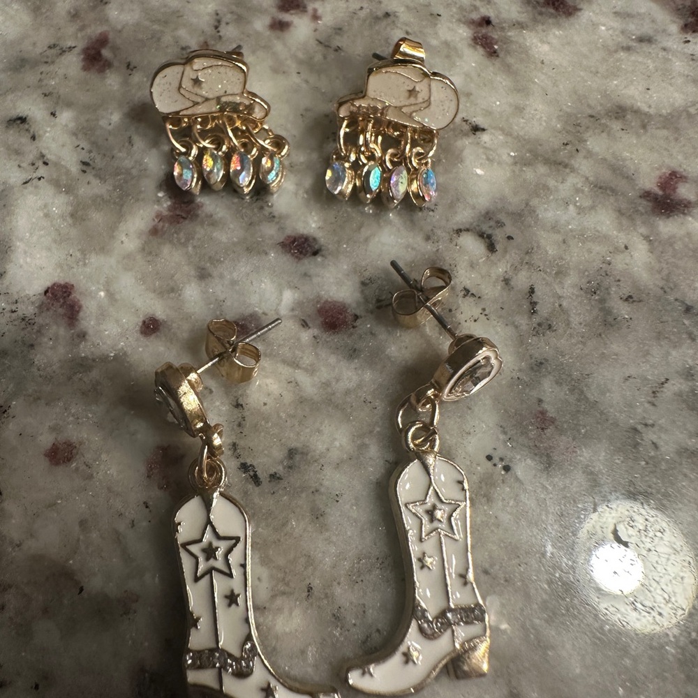 Kendra Scott x Target Bachelorette Cowgirl Earrings Bundle NEW